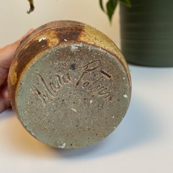Earthware Percé Vase - Signed - Picture 3 of 7